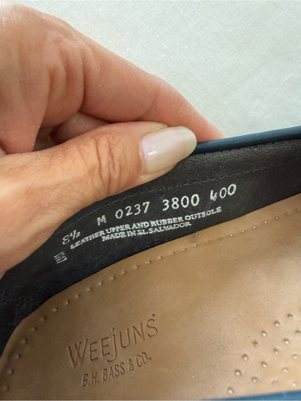 G.H. Bass & Co. | Women’s 8.5 | Navy Blue Kathleen Weejuns Penny Loafers - Picture 9 of 10